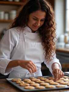femal cookie chef